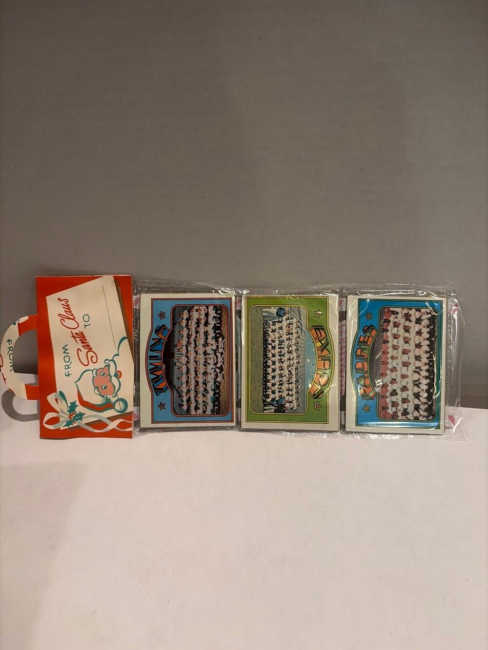 1972 Topps Christmas Holiday Baseball Card Pack
